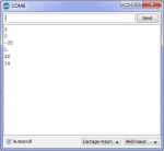 SerialMoniter on Ard 2Dof Test - 2