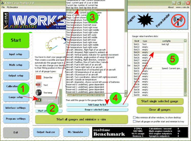 GaugeSelection GaugeSelection