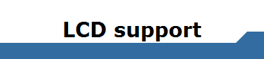 LCD support